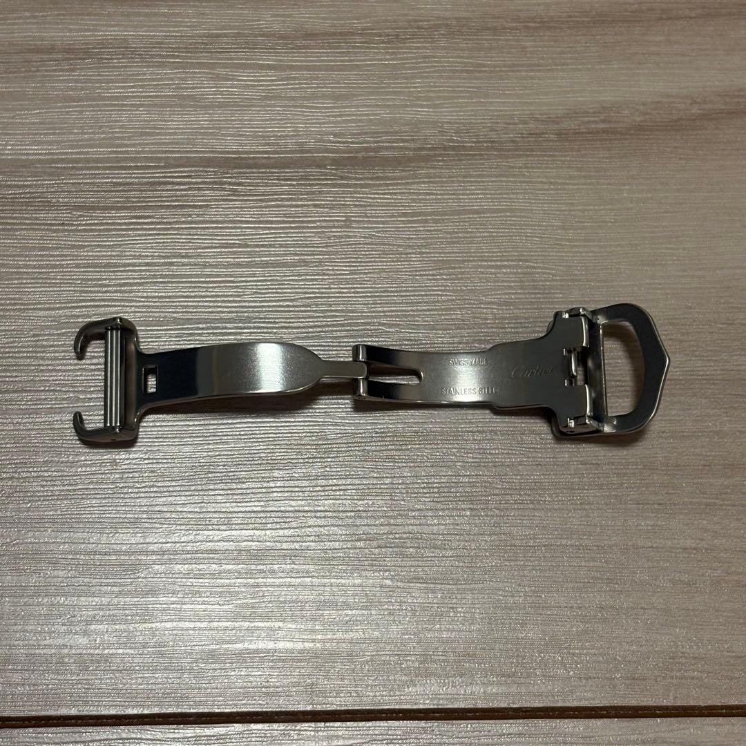 美品 カルティエ 純正 Dバックル 14mm レディース 時計バックル