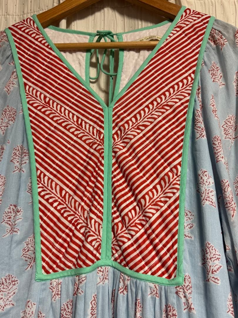 yasu36【ヌキテパ】Lotus Combi Print Dress