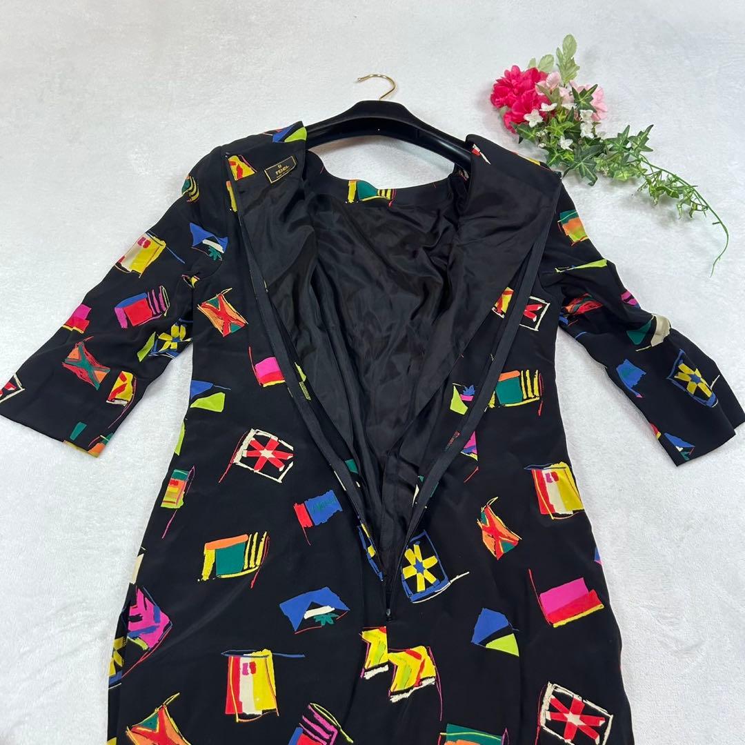 K420 新品未使用 L フェンディ イタリア製 ひざ丈ワンピース レディース