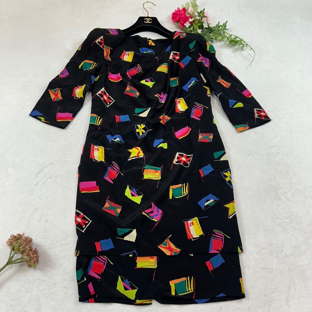 K420 新品未使用 L フェンディ イタリア製 ひざ丈ワンピース レディース