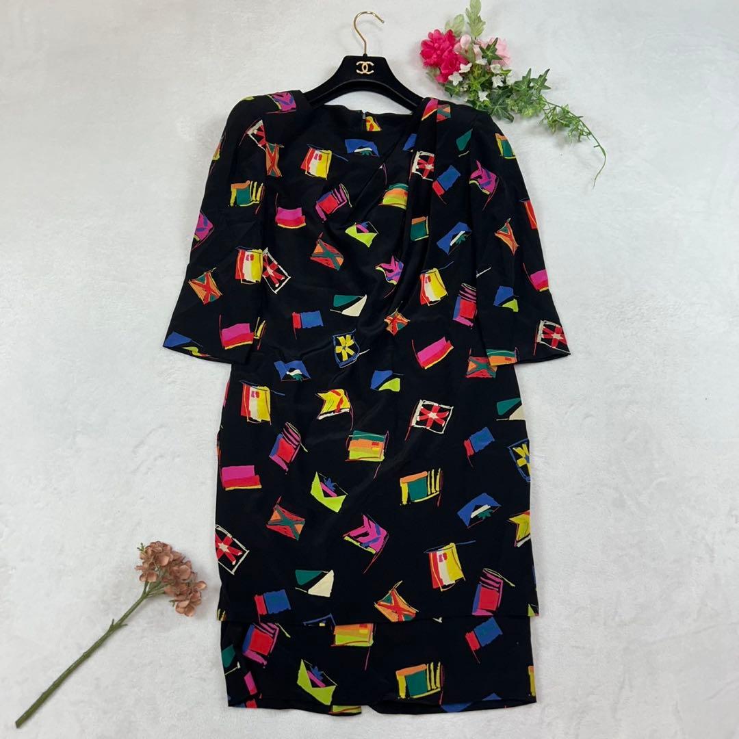 K420 新品未使用 L フェンディ イタリア製 ひざ丈ワンピース レディース