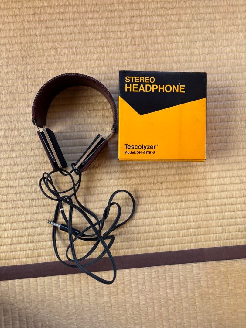 ■Tescolyzer■ デッドストック ステレオヘッドホンDH-61TE-S
