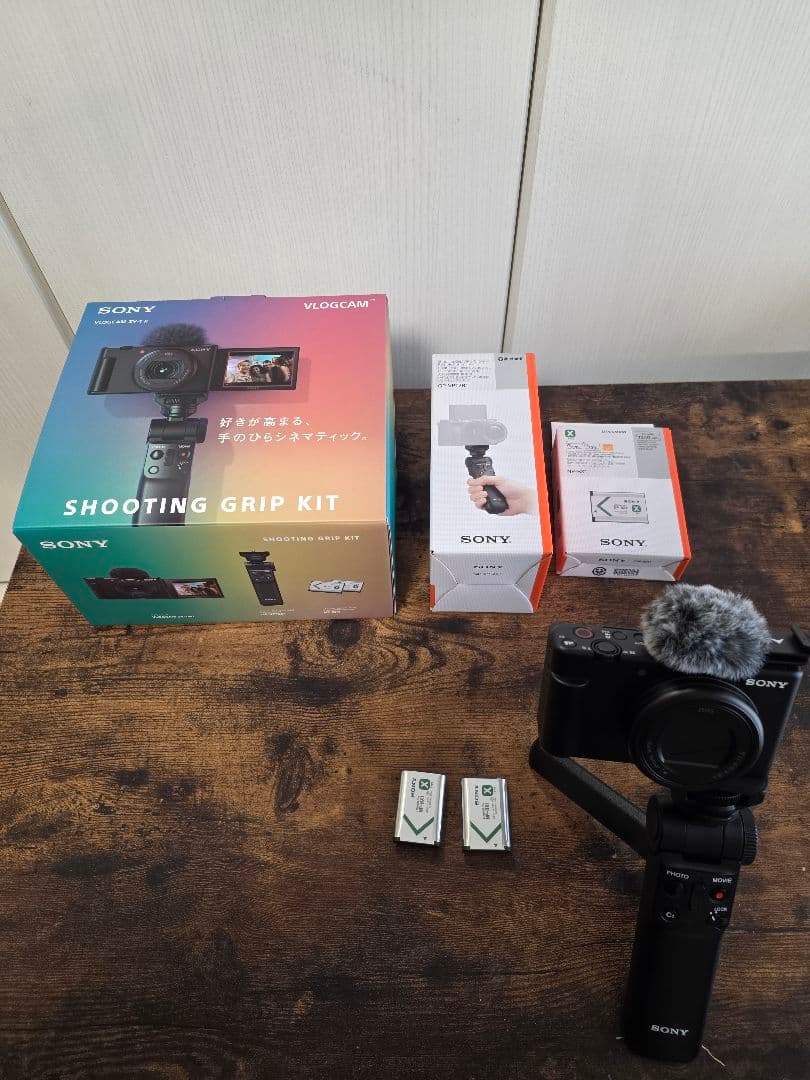 SONY VLOGCAM ZV-1M2G シューティンググリップキットおまけ多数