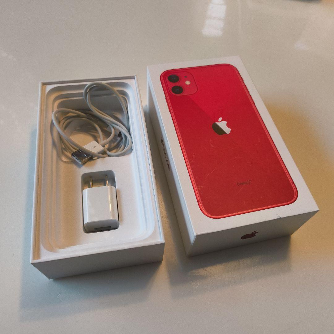 ジャンク品Apple iPhone 11 (PRODUCT(RED)) 本体