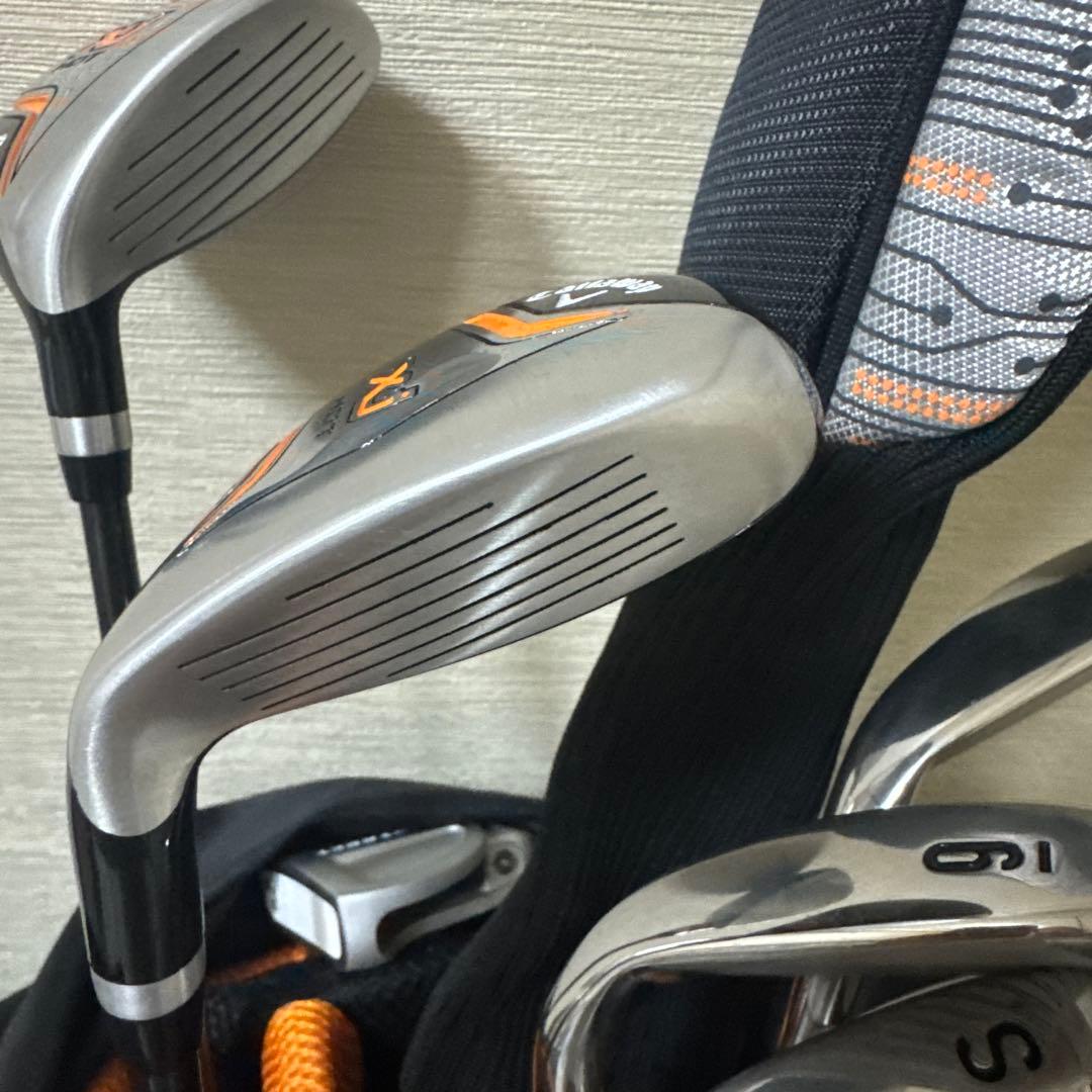 ジュニアキャディバッグセット 子供ゴルフキャロウェイ美品