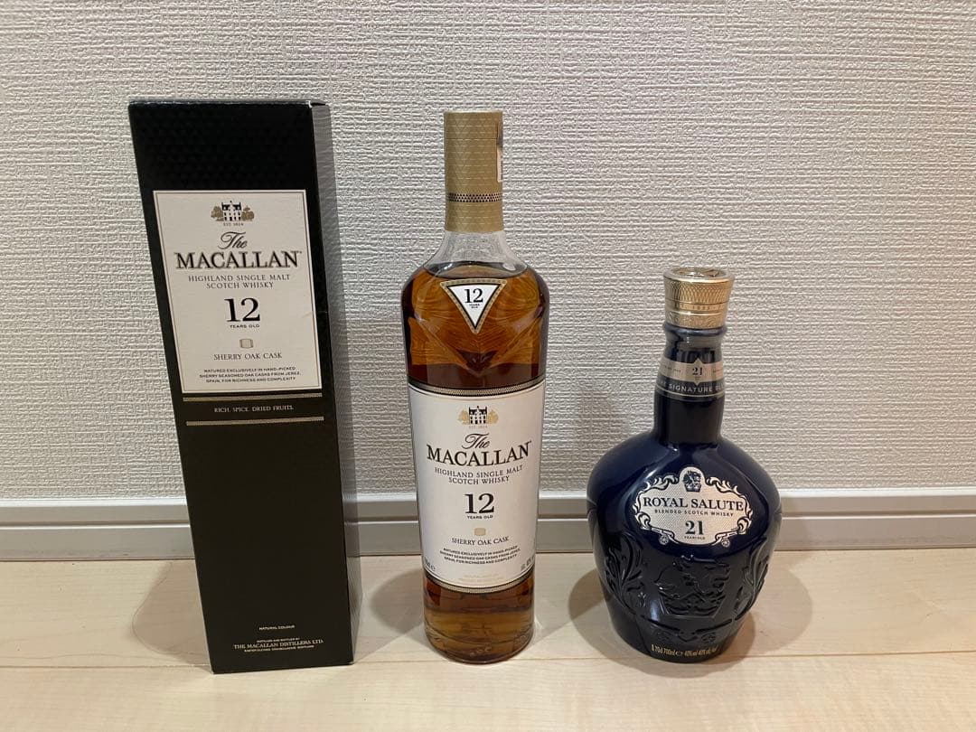 The Macallan 12年 &  Salute 21年 セット