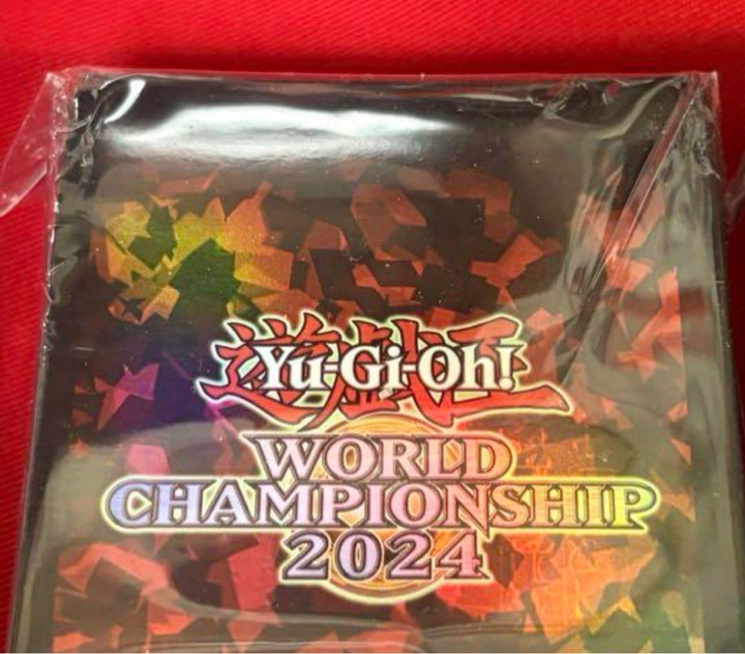 【新品未開封】遊戯王 wcs 2024 スリーブ 赤 レッド　100枚