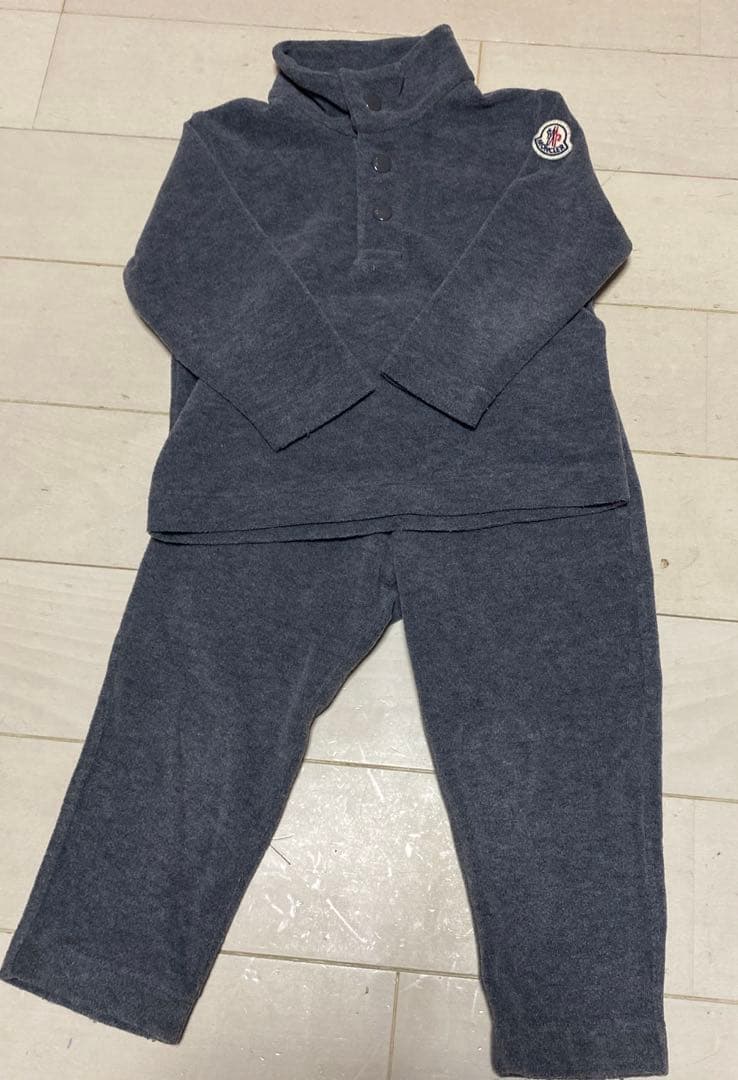 美品◯MONCLER モンクレール　ベビーフリースセットアップ◯80cm①