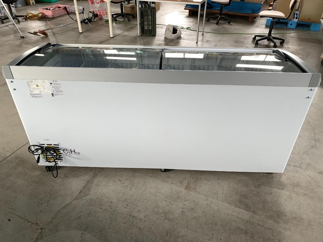 【Parvin 】JCM冷凍ショーケース 405L キャスター付き