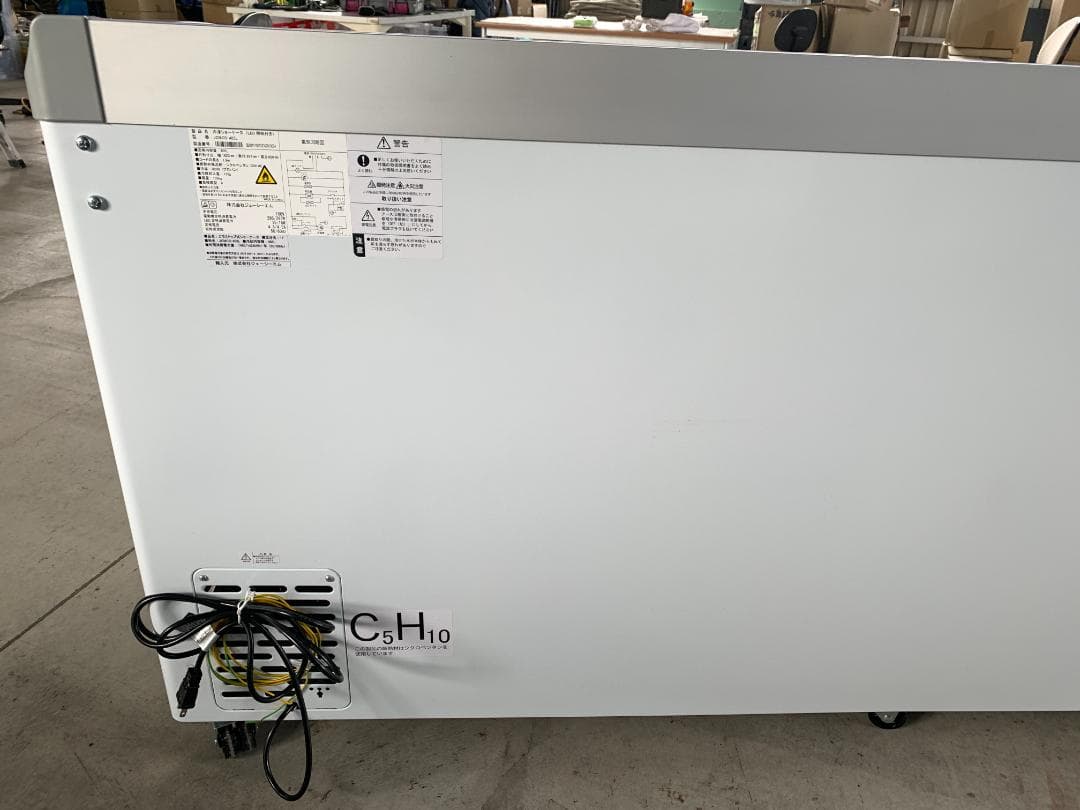 【Parvin 】JCM冷凍ショーケース 405L キャスター付き