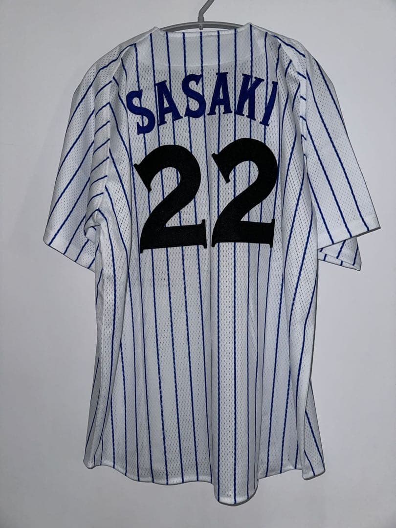 復刻横浜　DeNAベイスターズ復刻ユニフォーム　サイズ L豪華刺繍佐々