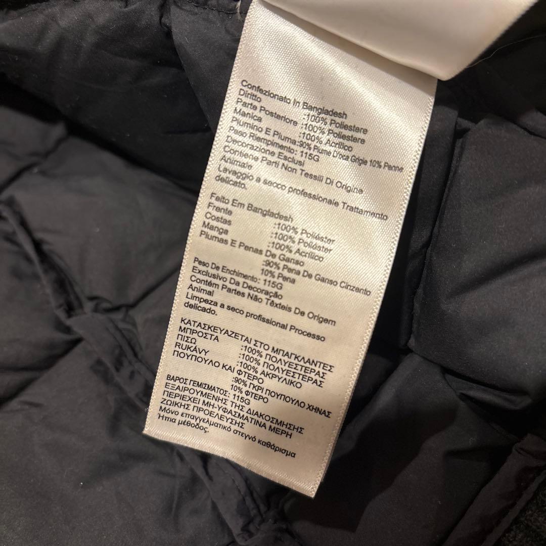 Timberland ブラック ハイブリッドダウンジャケット