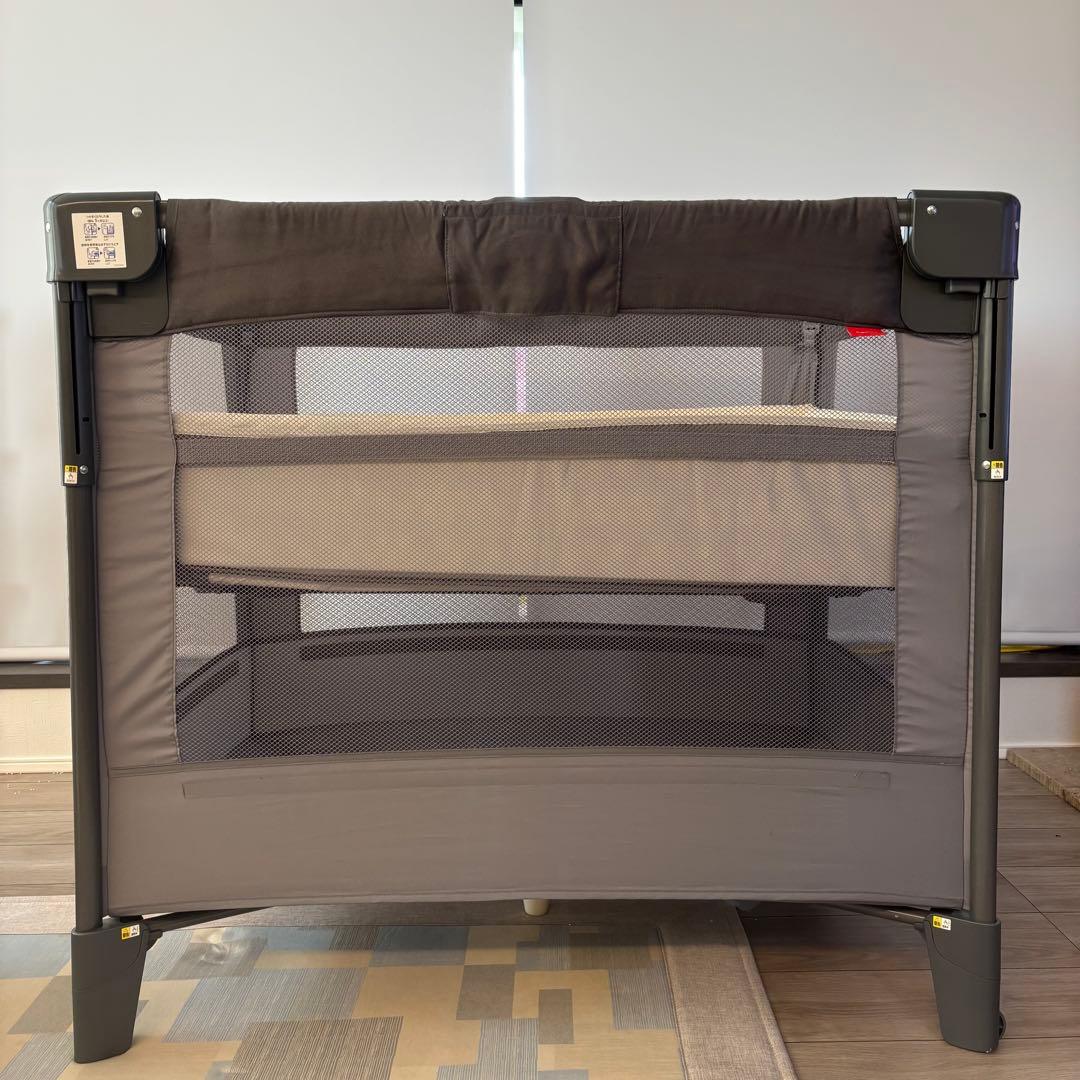 ベビーベッド Aprica ココネルエアープラスＡＢ グレー