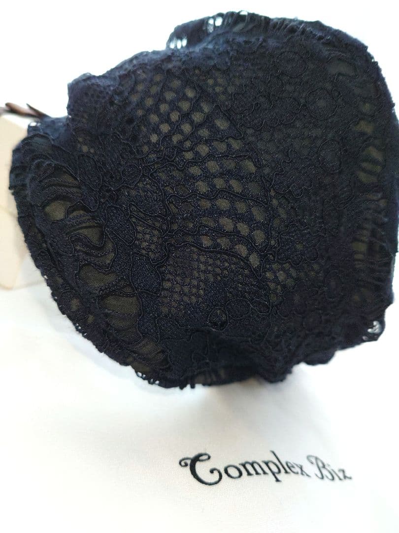 COMPLEX BIZ　フリーリーレース フレキシフィットヘアバンド(ネイビー)