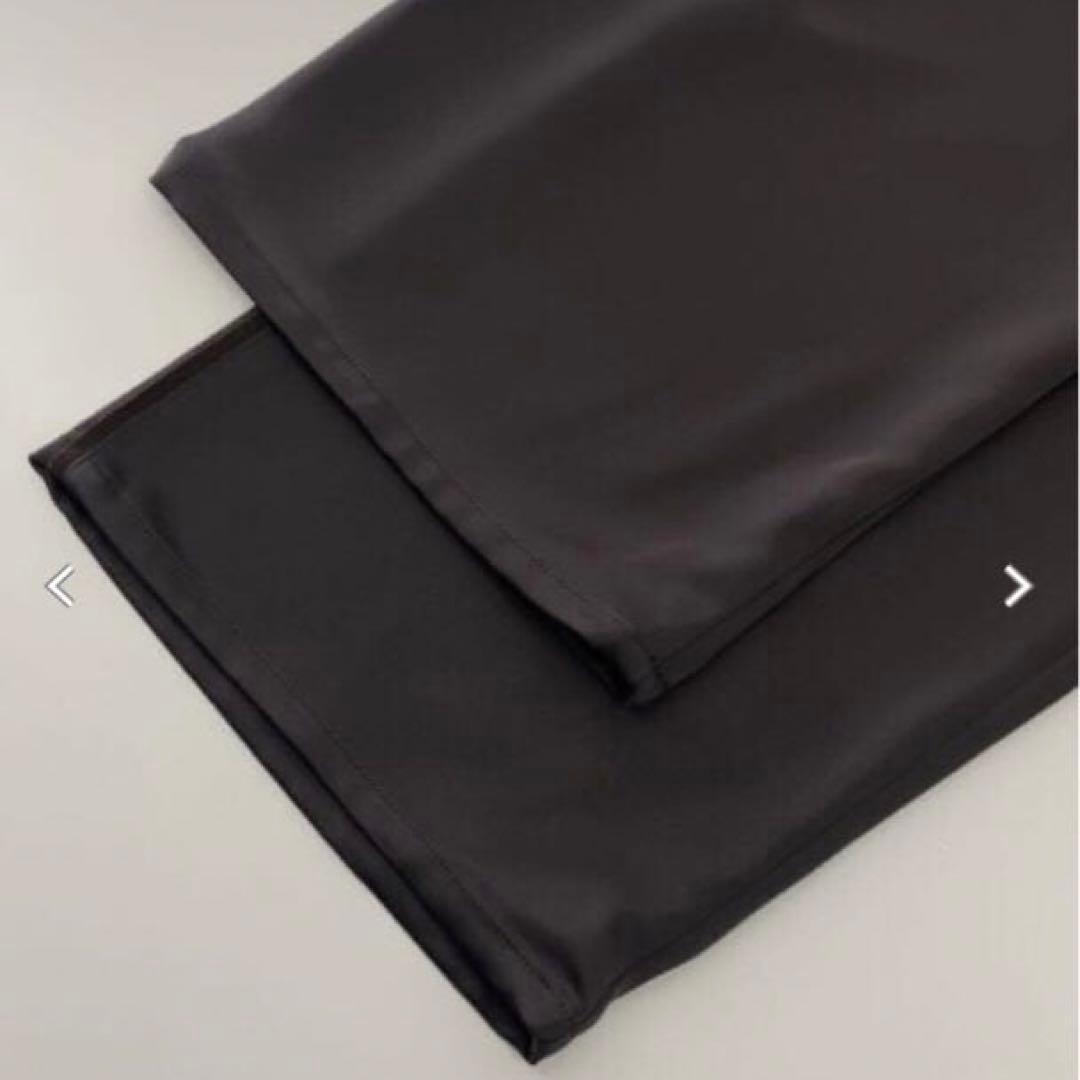 IENA ダブルサテン リラックスパンツ◆