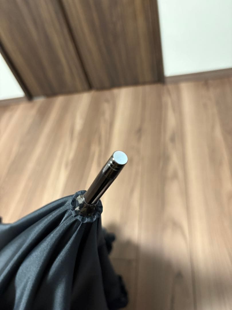 サンバリア 長傘 Mサイズ フリル ブラック