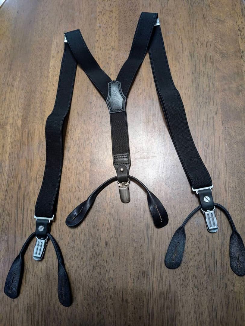 ヨウジヤマモト プールオム サスペンダー HT-Q30-299-I-M