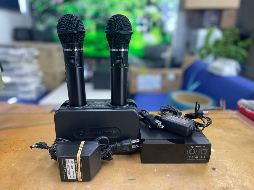 audio-technica ワイヤレスマイクセットCR7000+CLM7…