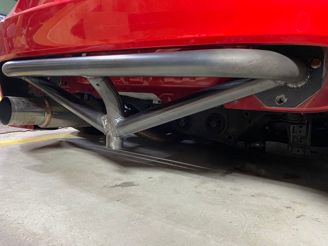 86 BRZ ジャッキアップバー　バンパーカット