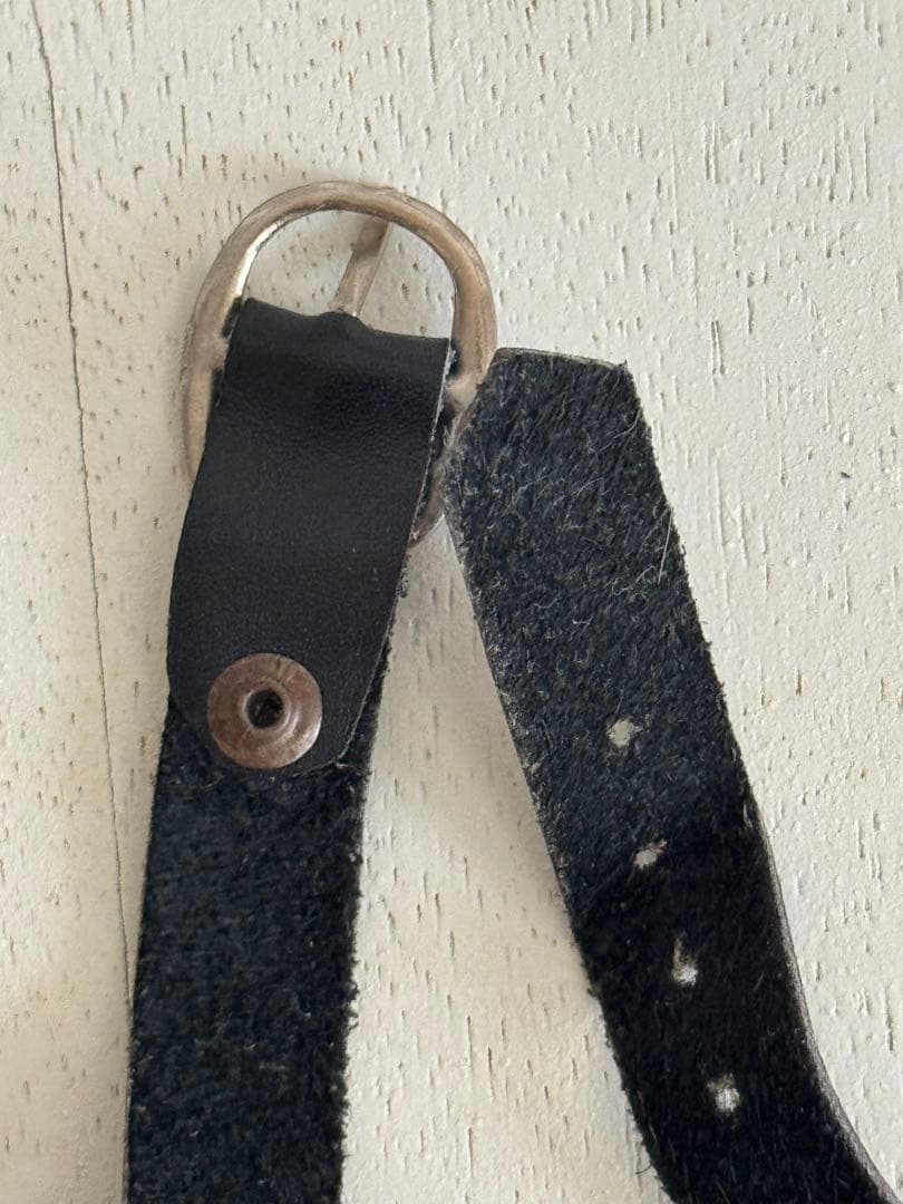 martin margiela 1995 アンクル　リスク　バンド　黒　レザー