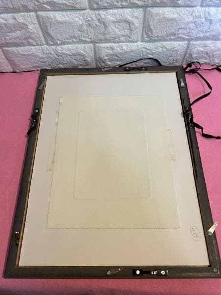 Y【保管品】上砂理佳　デルジベットのランタン　絵画・版画・インテリア