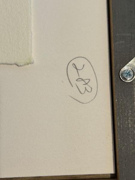 Y【保管品】上砂理佳　デルジベットのランタン　絵画・版画・インテリア