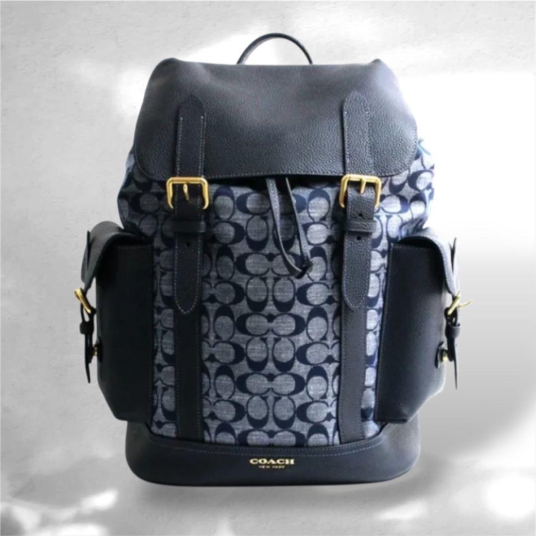 【大人気✨️】COACH シグネチャー バックパック C8183 B4/DE