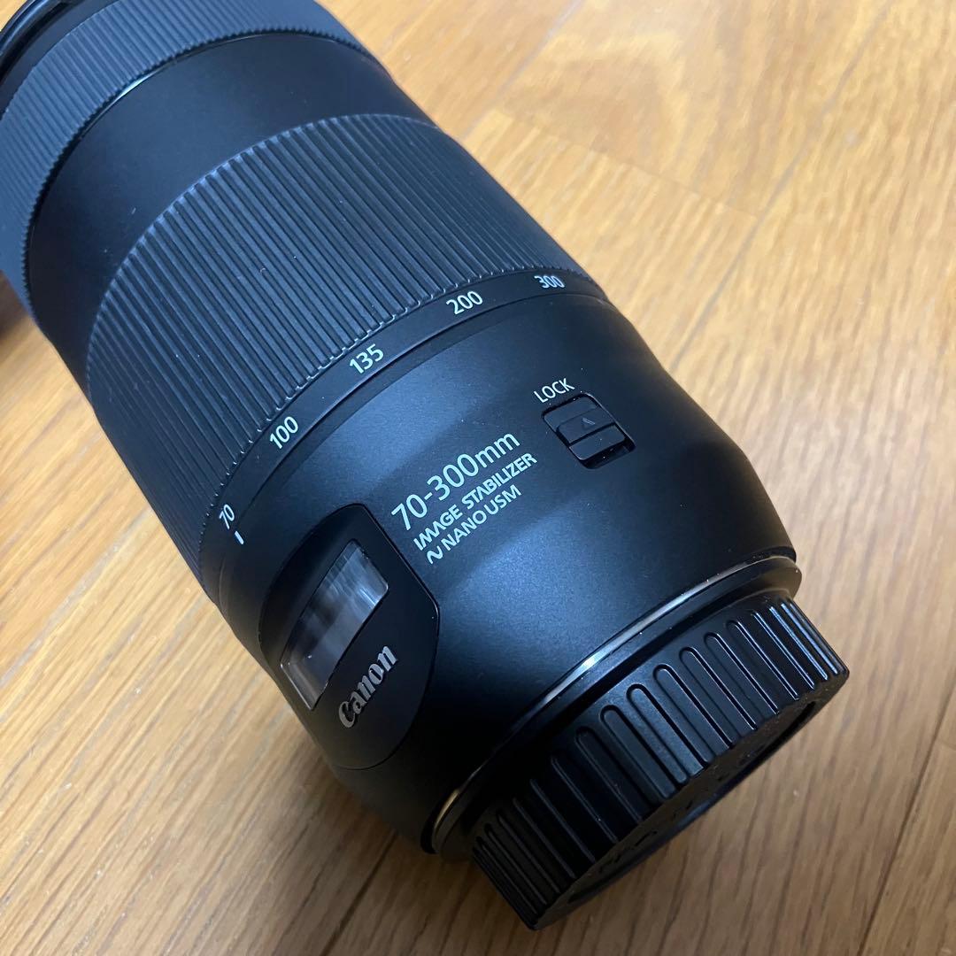 canon ef70-300mm f4-5.6 is ii usm フード付