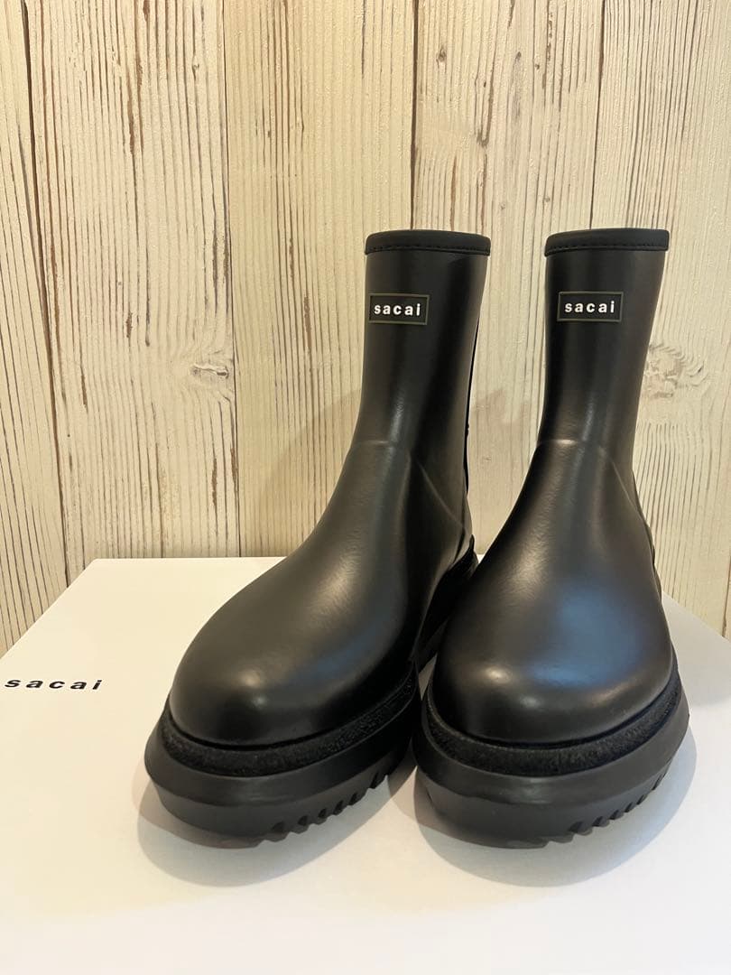 【新品/ M】sacai ラバーブーツ