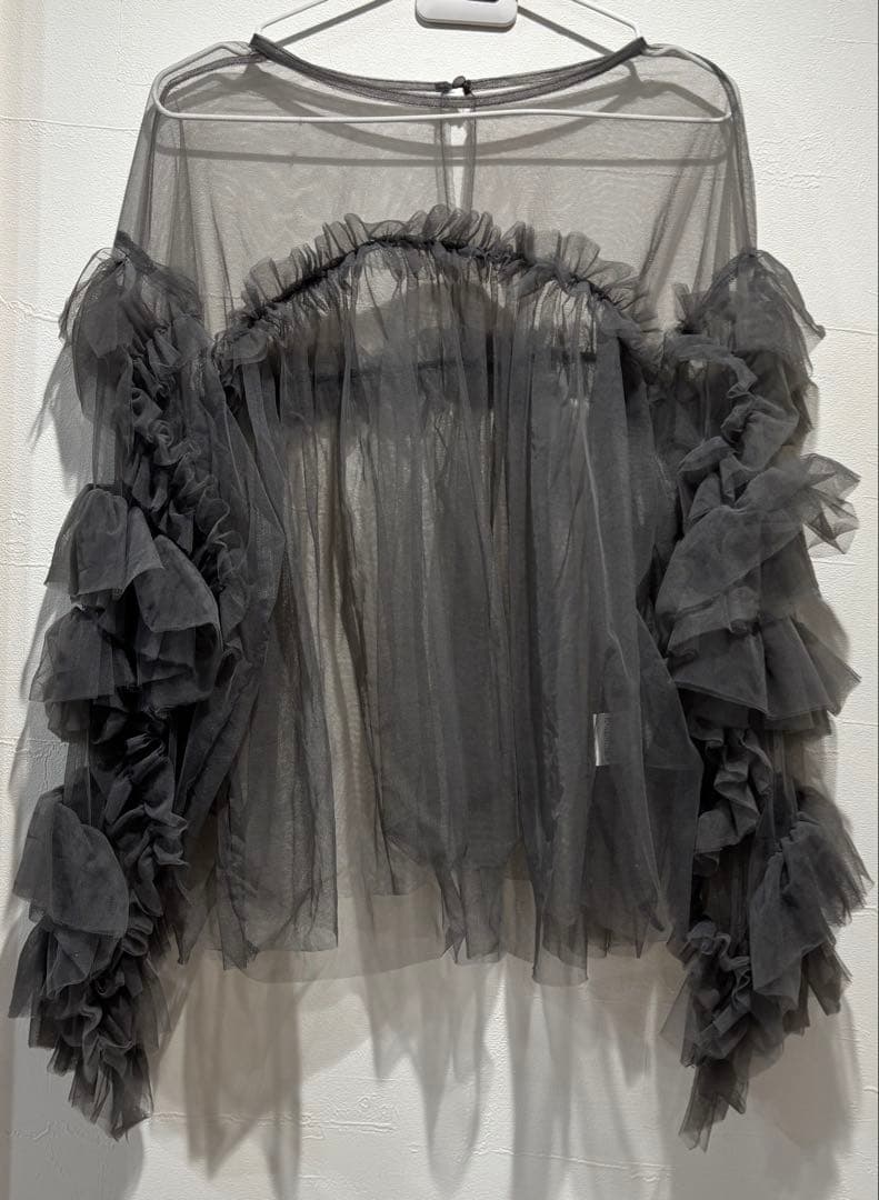 ANDRESD デコラティブチュールトップス　オールインワン　ドレス