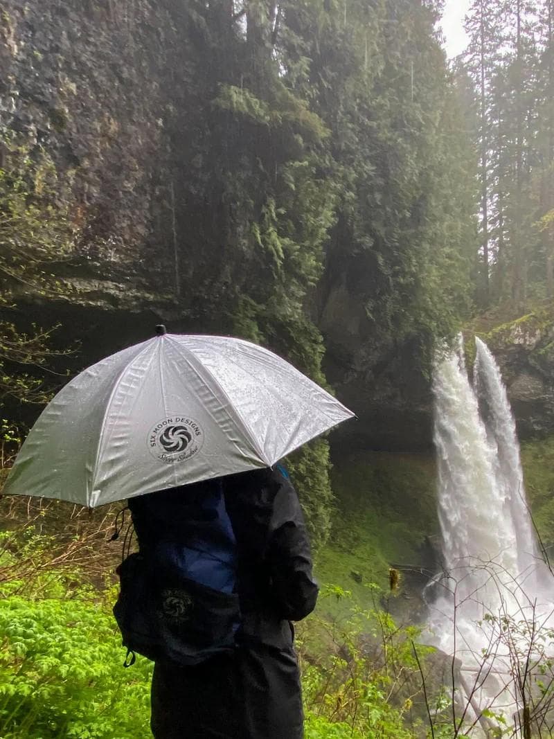 シックスムーンデザインズ　折りたたみ傘　兼用　選べる持ち手つき　カーボン　超軽量