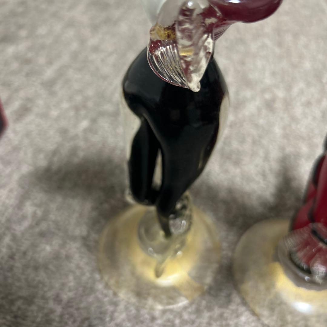 ベネチアンガラス ペアドール ムラーノガラス ダンス イタリア