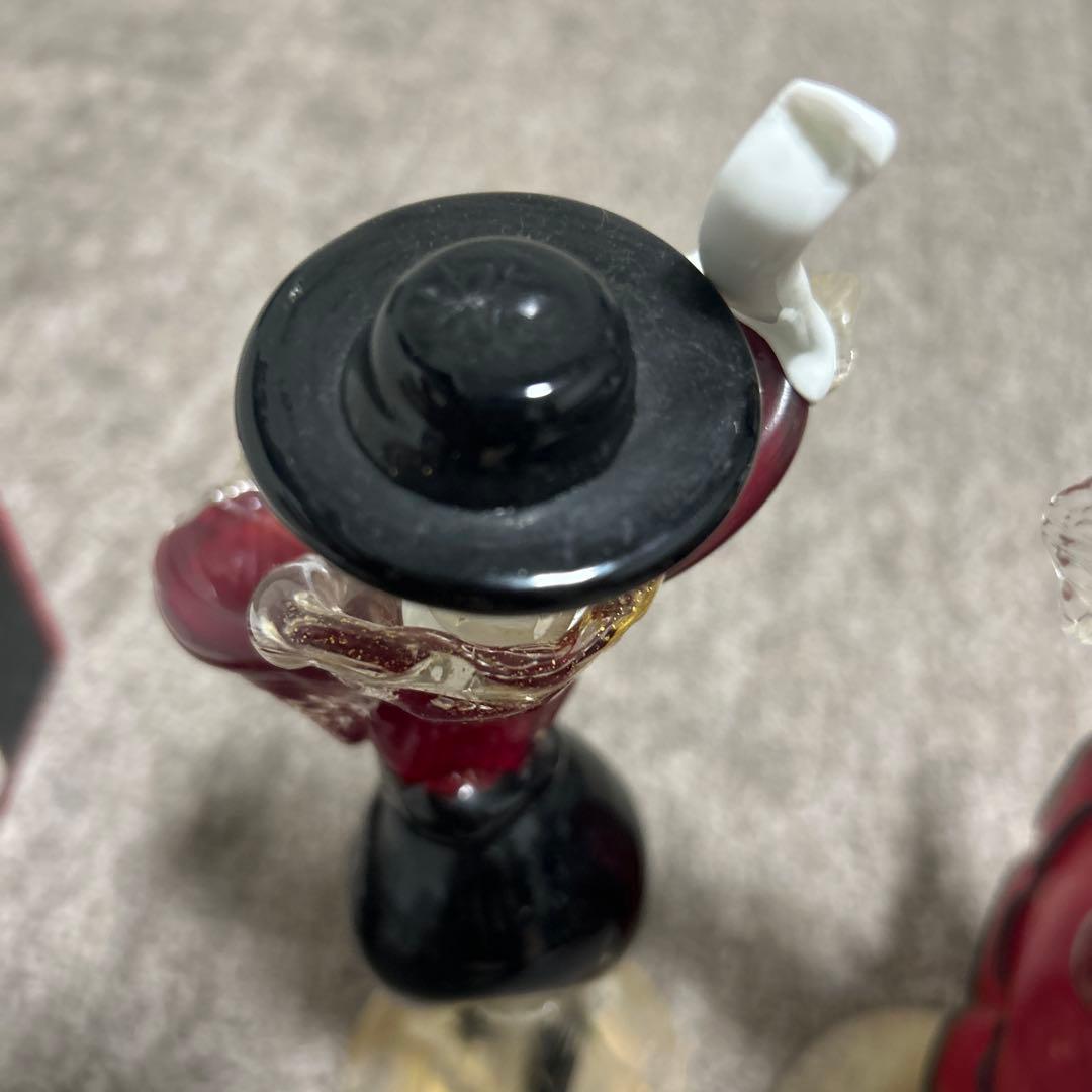 ベネチアンガラス ペアドール ムラーノガラス ダンス イタリア