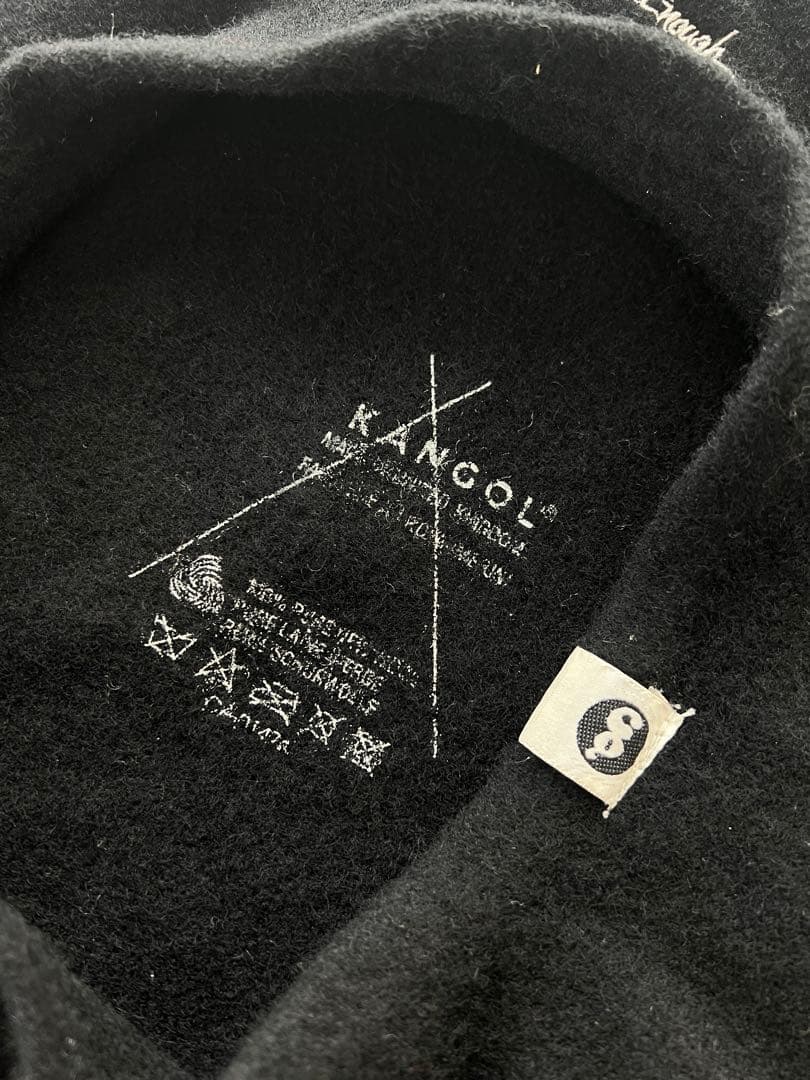 超希少90s初期GOODENOUGH×KANGOL 黒 ベレー帽 藤原ヒロシ