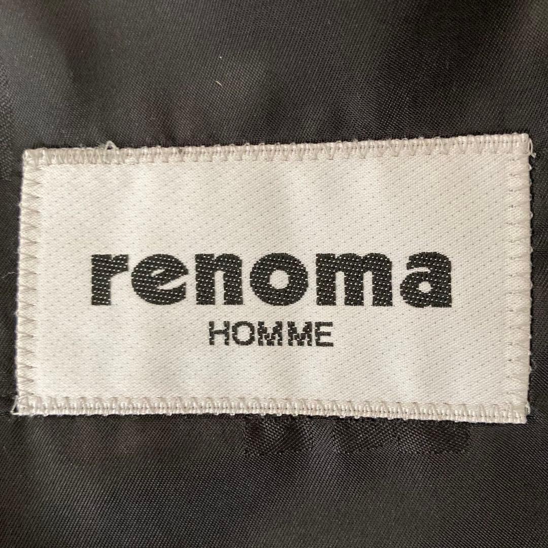 ✨美品✨ remoa HOMME 3ピース スーツ ネイビーストライプ AB5