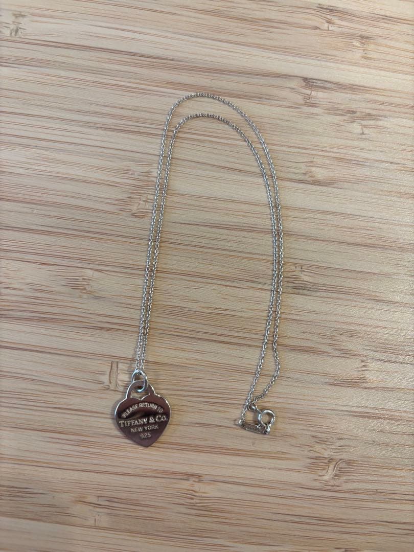 【美品】Tiffany & Co. リターントゥティファニー　シルバーネックレス