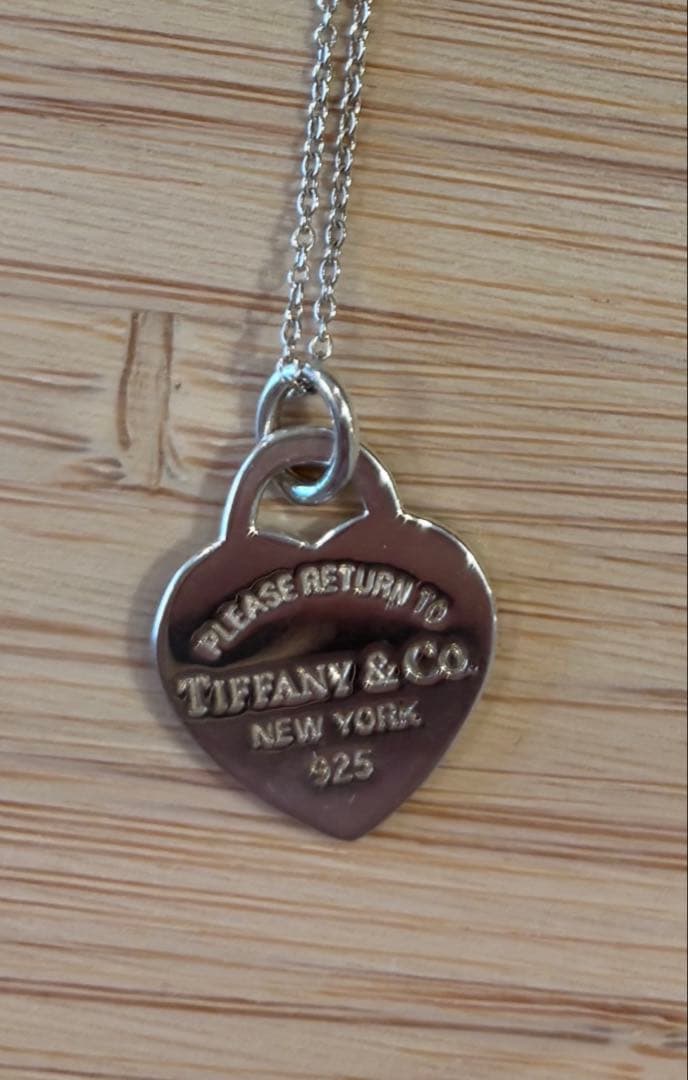 【美品】Tiffany & Co. リターントゥティファニー　シルバーネックレス