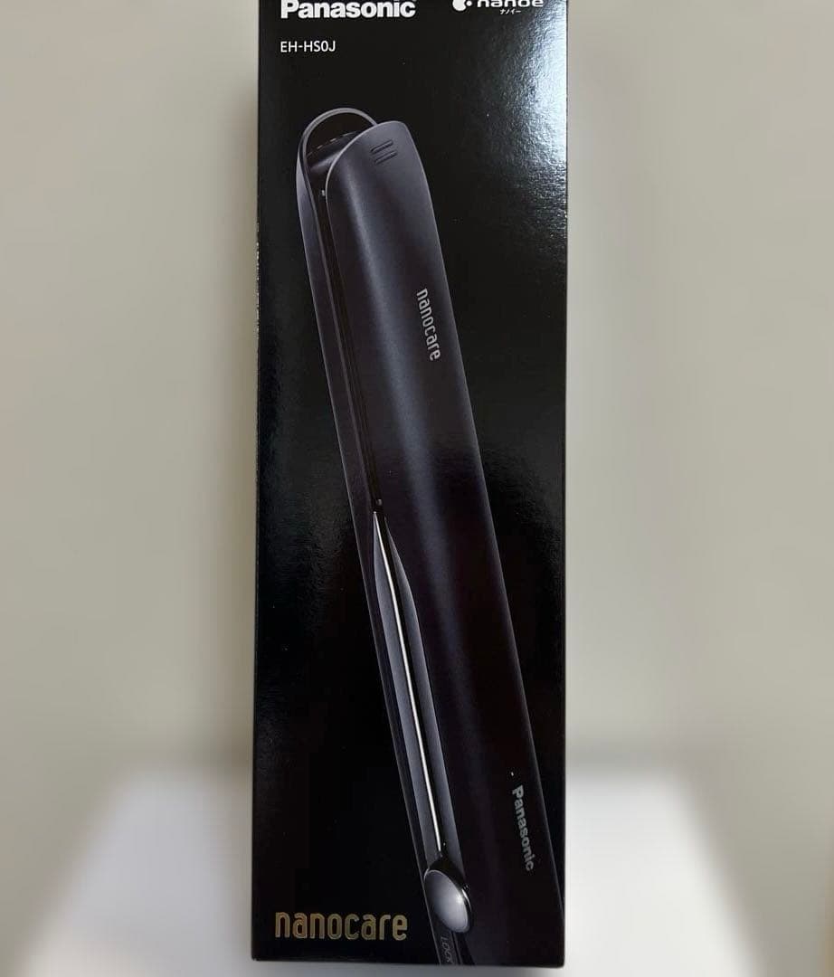 Panasonic ストレートアイロン ナノケア ブラック EH-HS0J