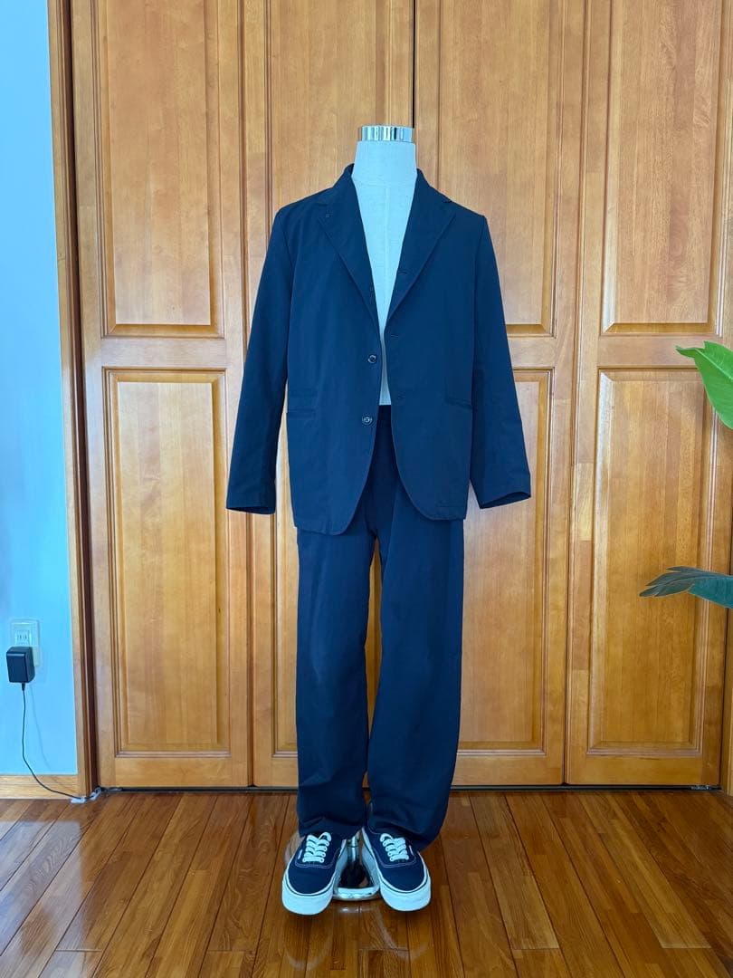 nanamica アルファドライ alpha dry セットアップ ネイビー