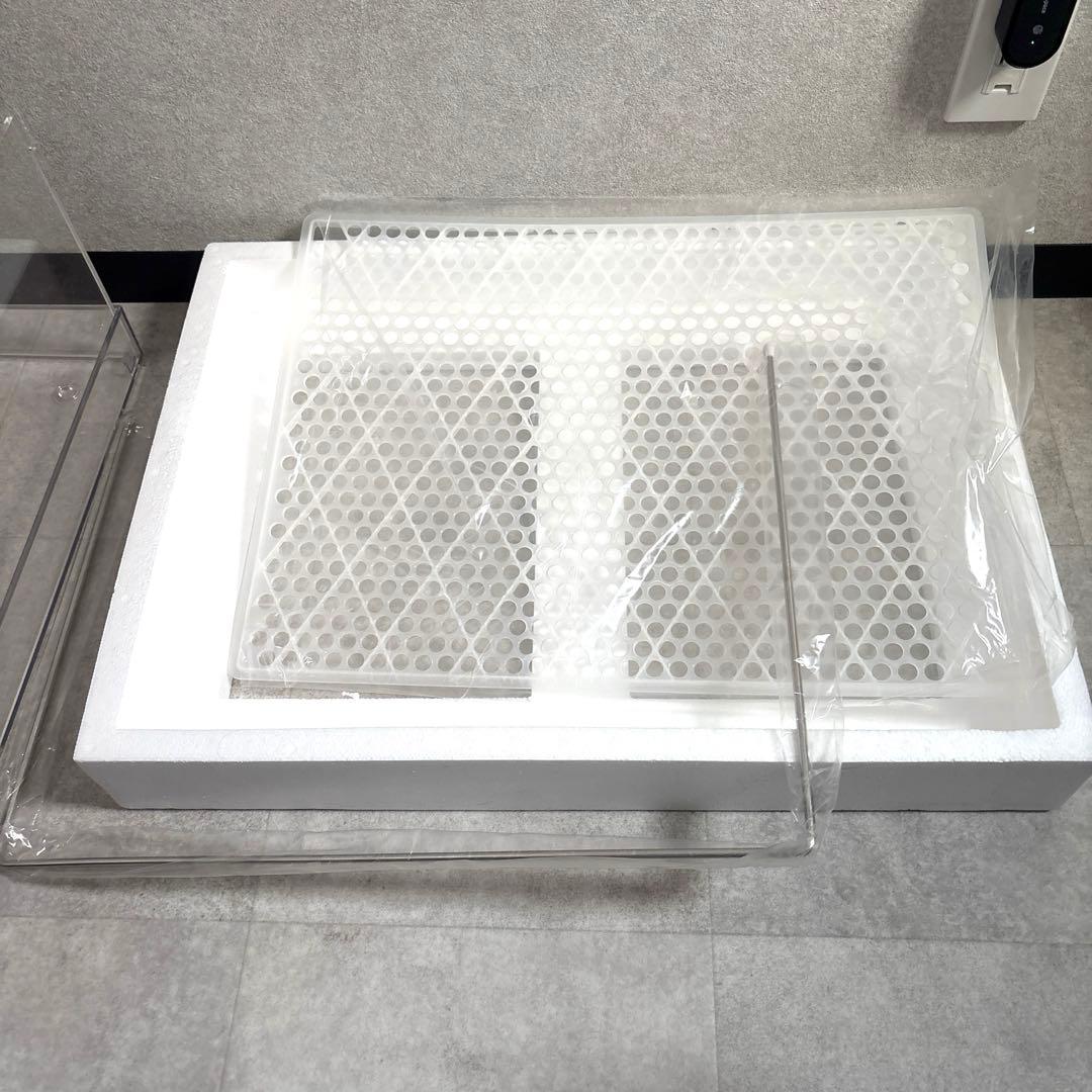 犬用トイレ 飛散ガード クリアレットワイドシーツ メッシュトレー 犬 イヌ