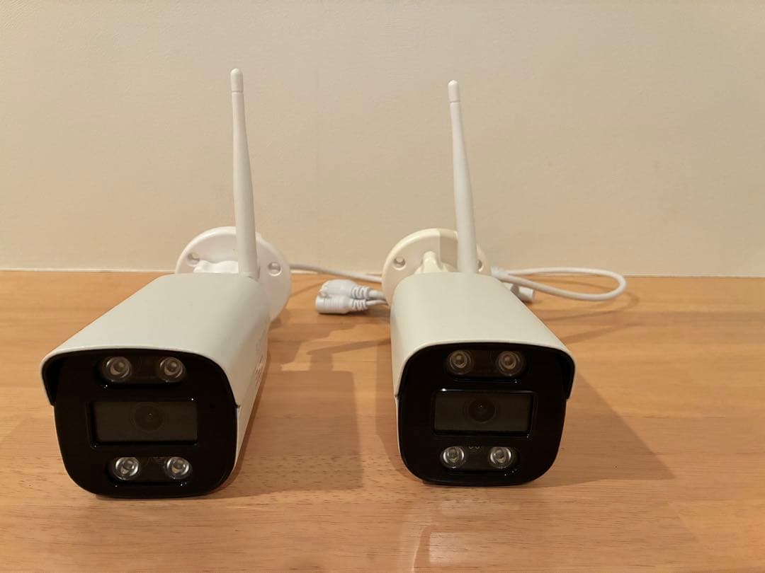 防犯カメラキット ワイヤレスモニター付き