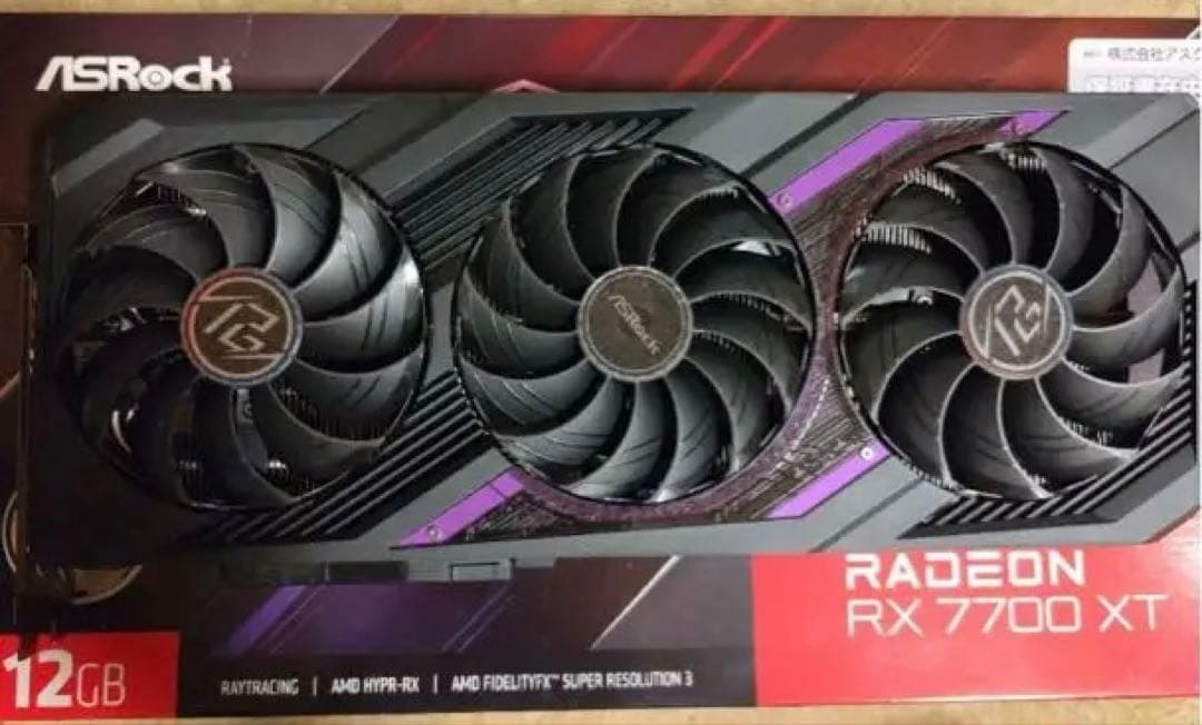 グラフィックボード・グラボ・ビデオカード AMD RADEON RX7700XT PHANTOM GAMING