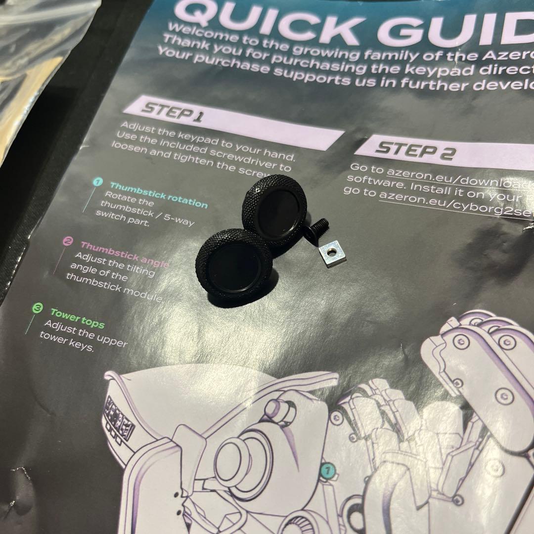 Azeron Cyborg2 ゲーミングキーパッド 左手用デバイス