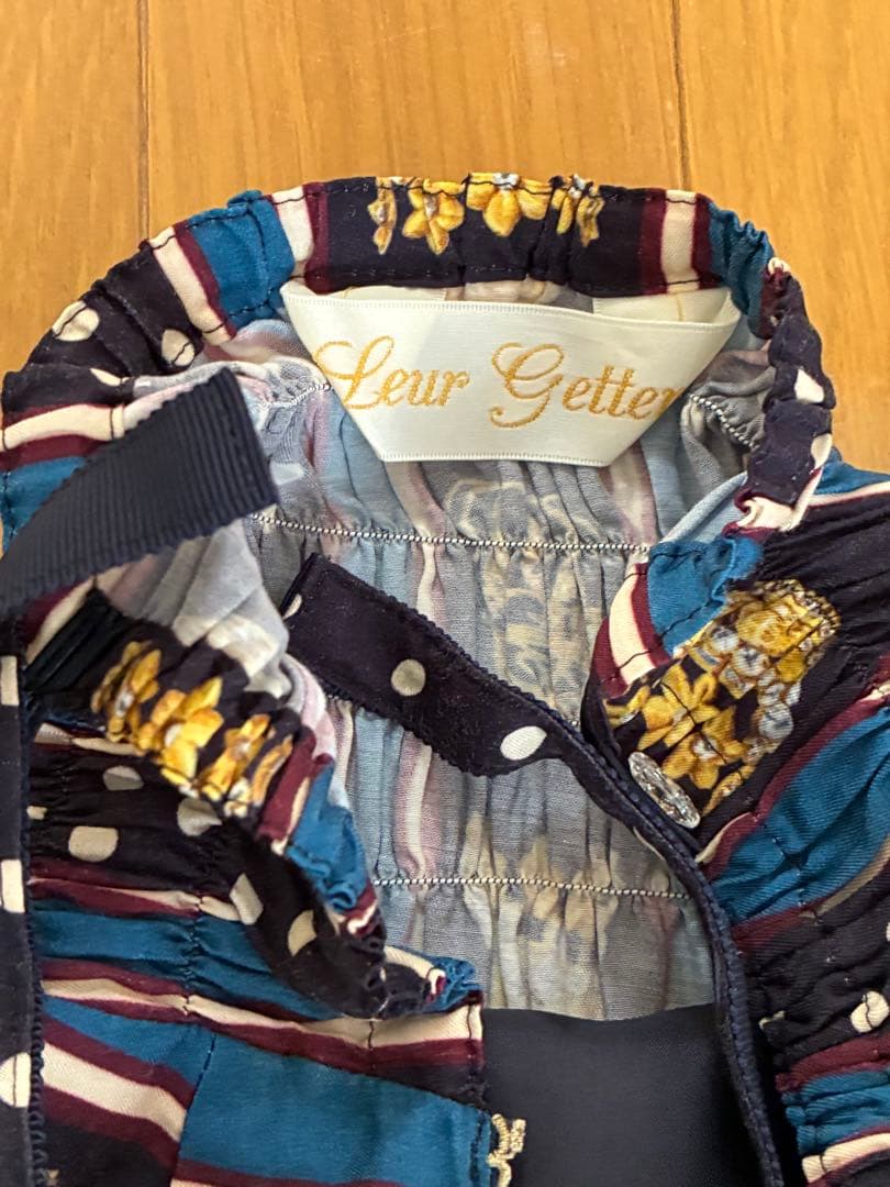 Leur Getter ノースリーブひざ丈ワンピース