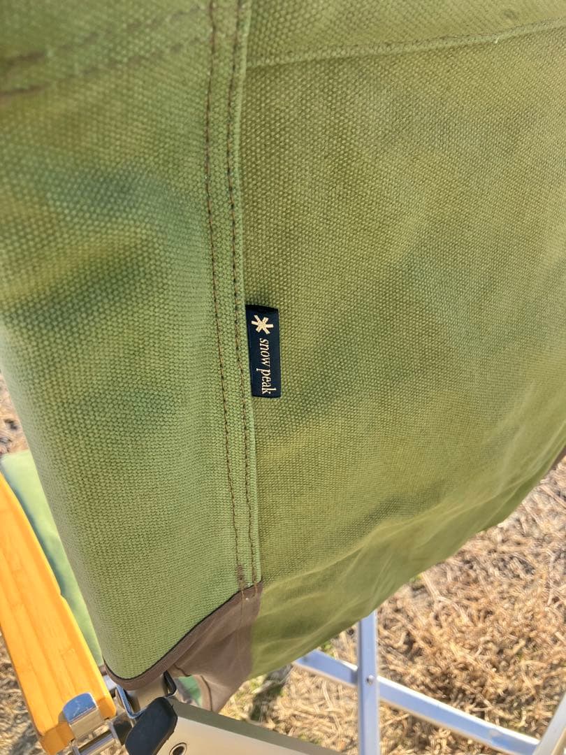 スノーピーク　 peak ローチェア　アウトドアチェア グリーン