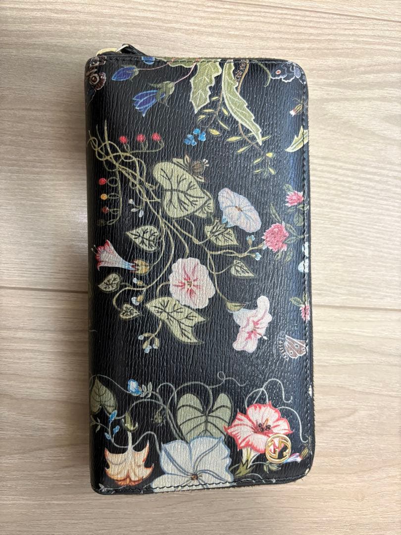 花柄 長財布 グッチ　GUCCI