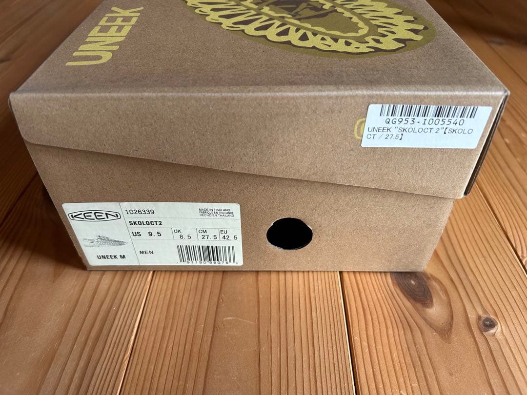 ＳＫＯＬＯＣＴ×ＫＥＥＮ ＵＮＥＥＫ ２７.５センチ サンダル スコロクト