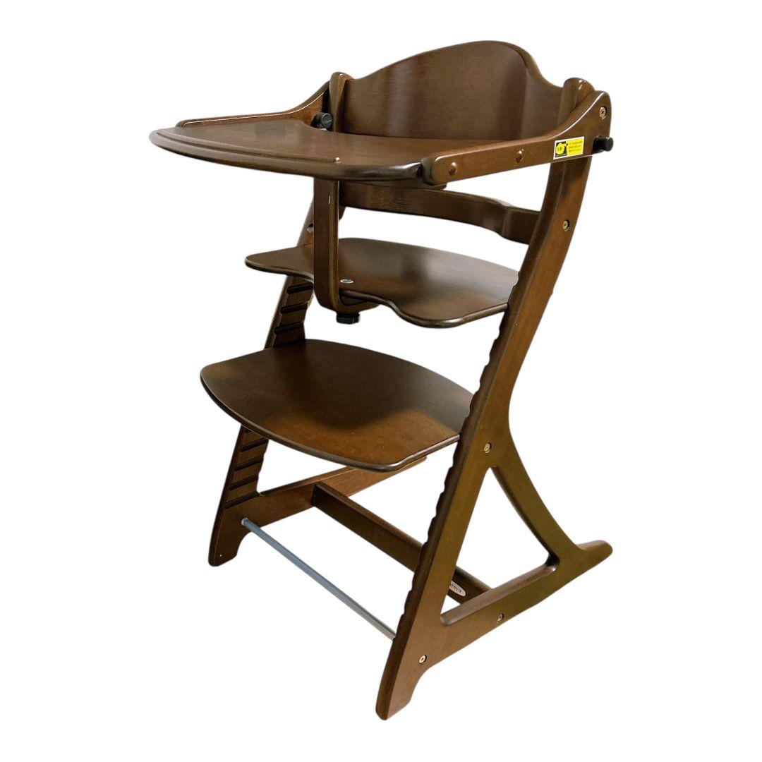 【美品】 大和屋 すくすくハイチェアプラス テーブル ガード YAMATOYA