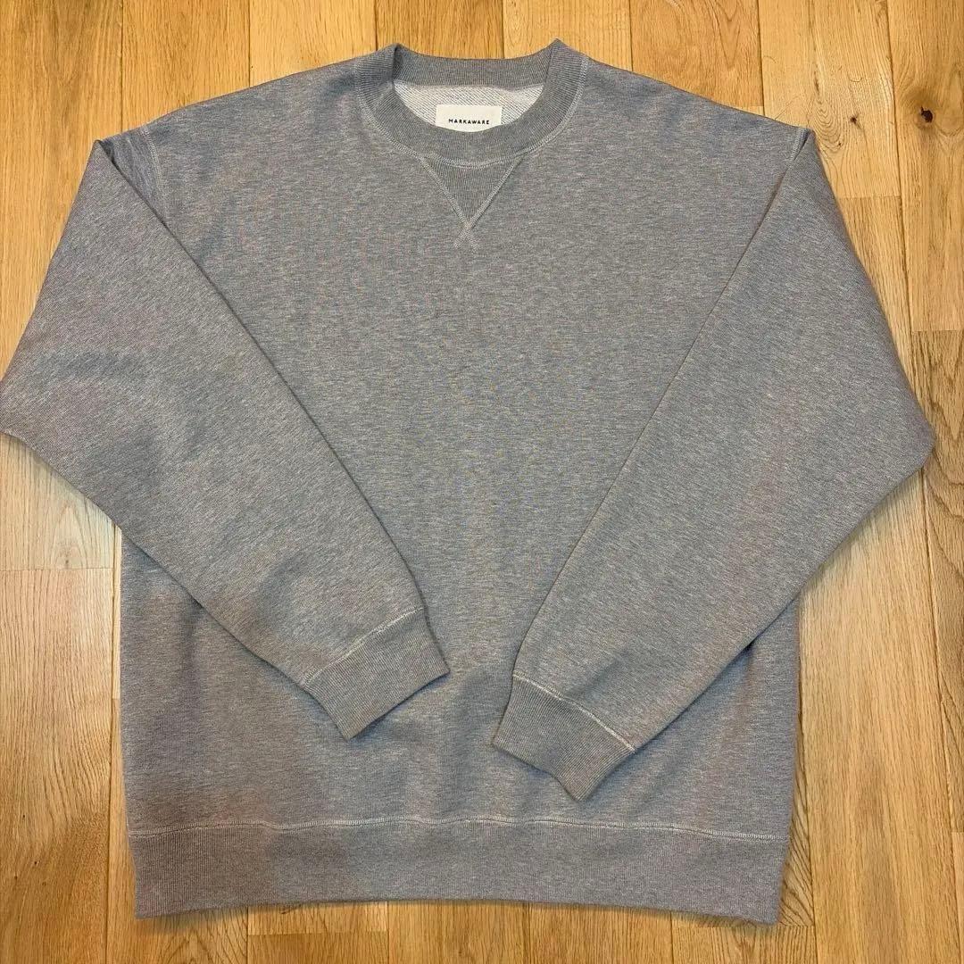 MARKAWARE オーガニックコットンスウェット　グレー　2021AW