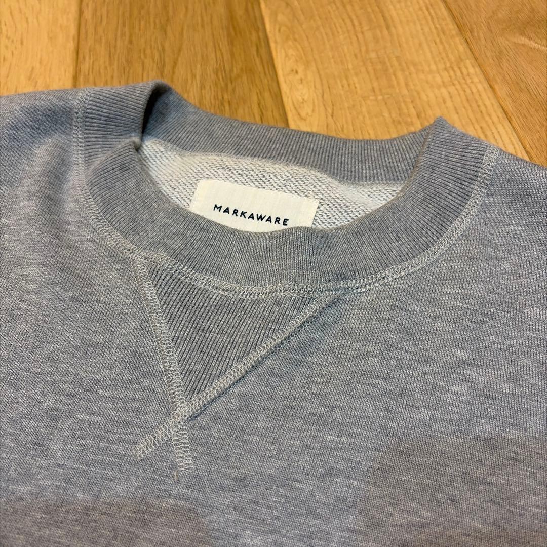 MARKAWARE オーガニックコットンスウェット　グレー　2021AW
